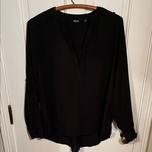 Simply Vera Vera Wang Women's Black Blouse